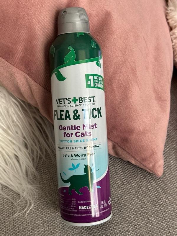 Vet's best flea and tick spray for cats reviews hotsell