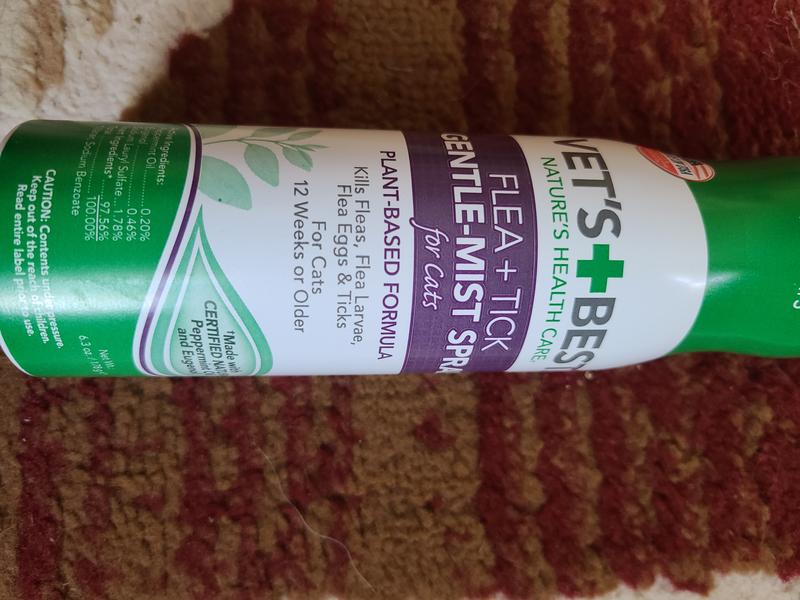 Vet's best flea and tick outlet spray for cats reviews