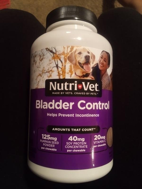 Bladder Control Chewable Tablets Dog Digestive Health Nutri Vet