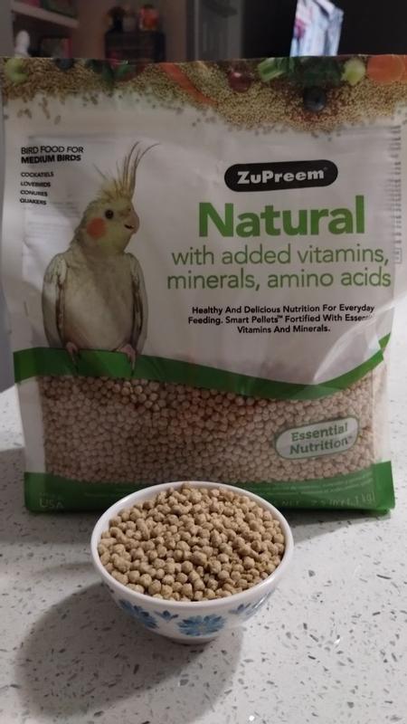 ZuPreem AvianMaintenance Natural Bird Diet for Cockatiels 2.5 lbs