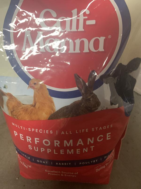 Manna Pro CalfManna Supplement for Horses, Cattle & More 10 lbs