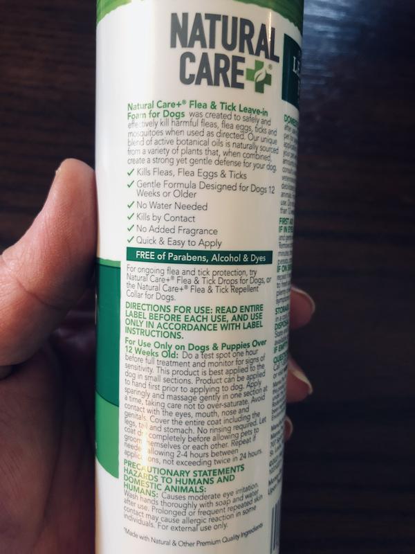 Natural care flea and tick hot sale drops directions