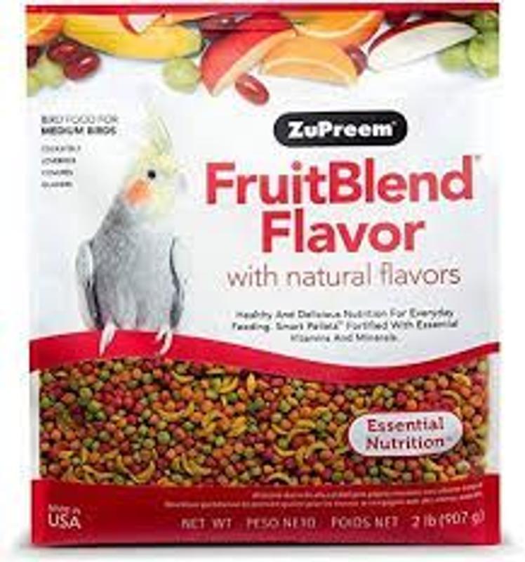 ZuPreem AvianMaintenance FruitBlend Premium Bird Diet for Medium Birds Petco