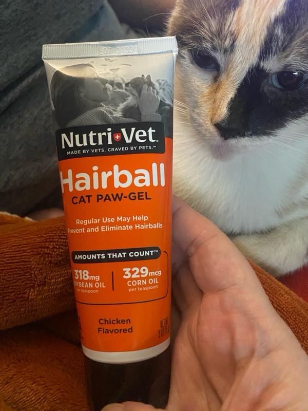 Cat Hairball Paw Gel Nutri Vet