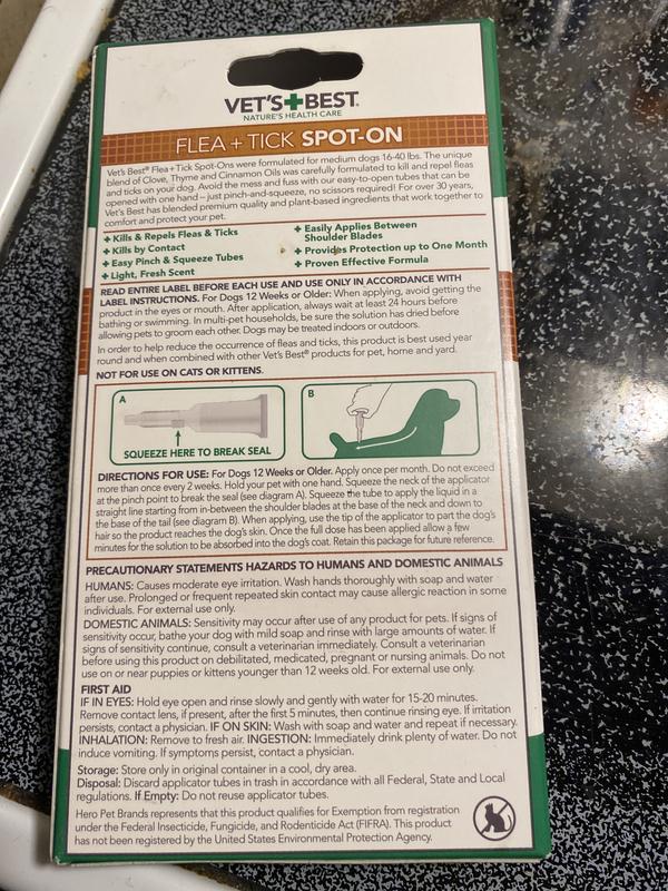 Flea and Tick Spot On Drops for Medium Dogs Flea Tick for Dogs