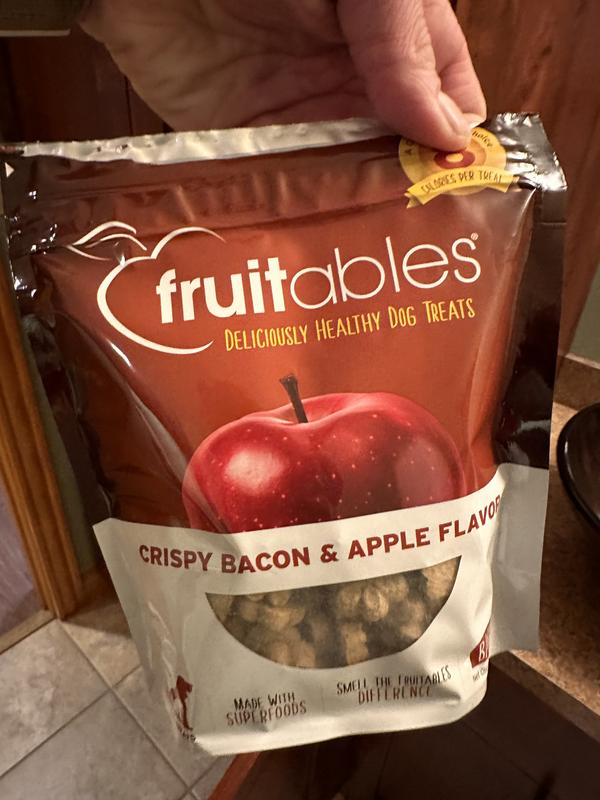Fruitables Healthy Dog Treats: Crispy Bacon & Apple Fruitables Healthy Dog Treats: Crispy Bacon & Apple
