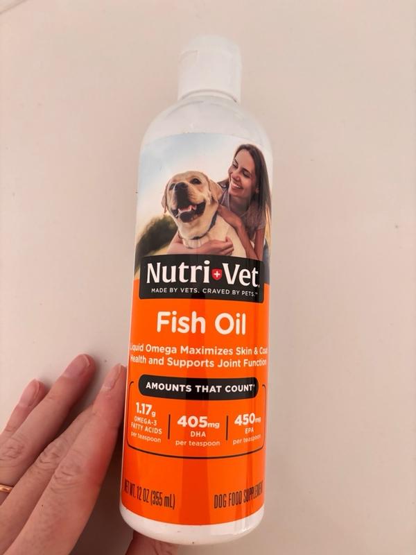 Nutri vet fish oil for dogs best sale