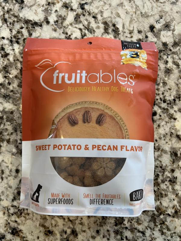 Fruitables Crunchy Sweet Potato & Pecan Dog Treats Fruitables Crunchy Sweet Potato & Pecan Dog Treats
