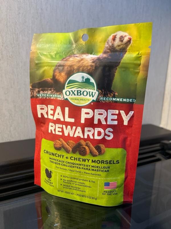 Real Prey Rewards Turkey Ferret Treats Oxbow Animal Health