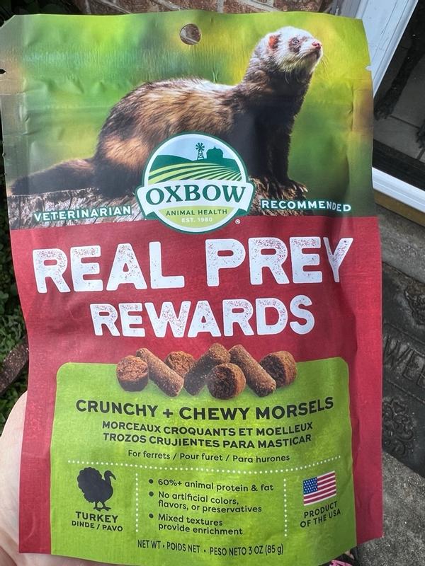 Real Prey Rewards Turkey Ferret Treats Oxbow Animal Health