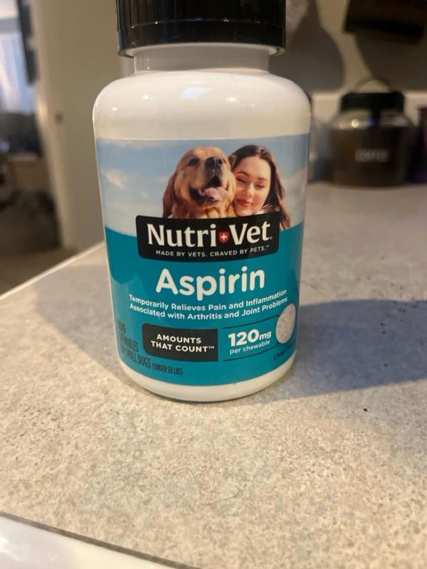 Nutri Vet Aspirin 120 mg For Small Dogs Pet Supplies Plus