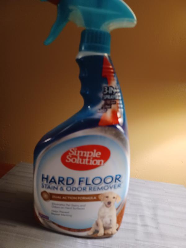 Simple solution hard floor stain and odour clearance remover