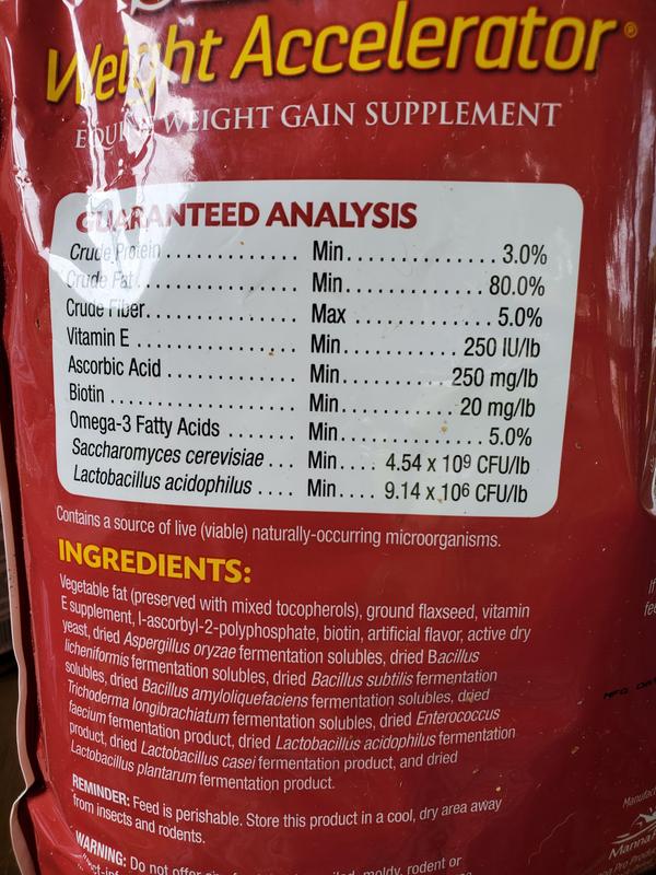 Manna Pro Senior Horse Weight Gain & Shine Supplement 8 lbs