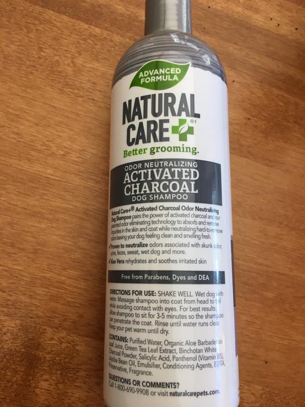 Dog Activated Charcoal Shampoo Natural Care