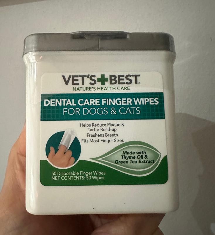 Vets best clean store teeth finger pads