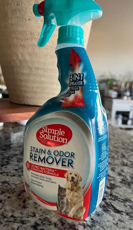 Simple solution stain outlet and odor remover