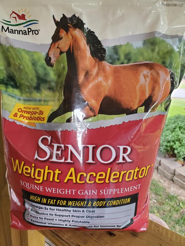 Manna Pro Senior Horse Weight Gain & Shine Supplement 8 lbs