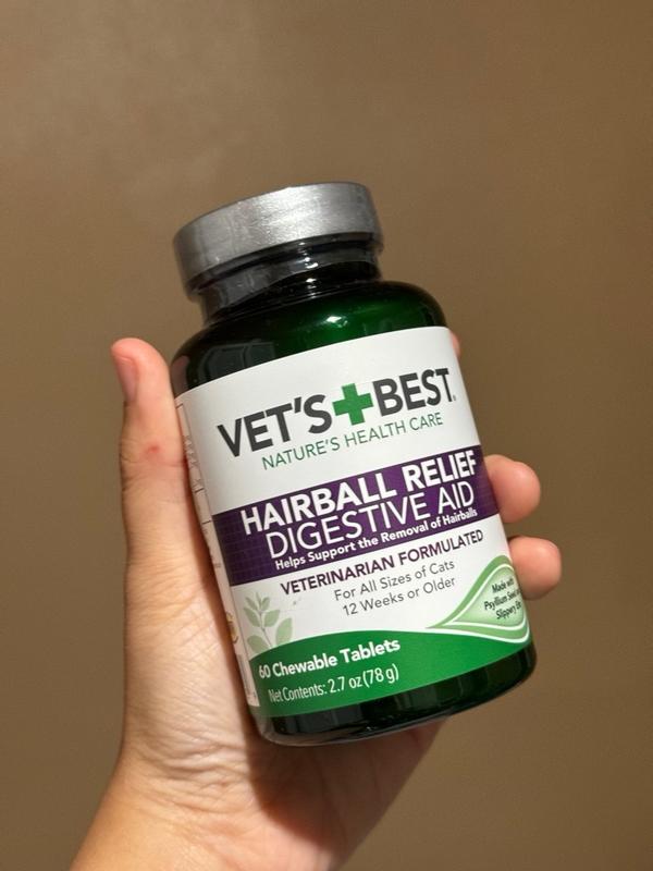 Cat Hairball Relief Digestive Aid Vet s Best