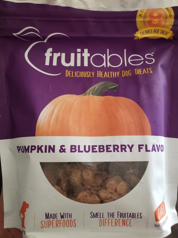 Fruitables Pumpkin Blueberry Health Dog Treats 7 oz