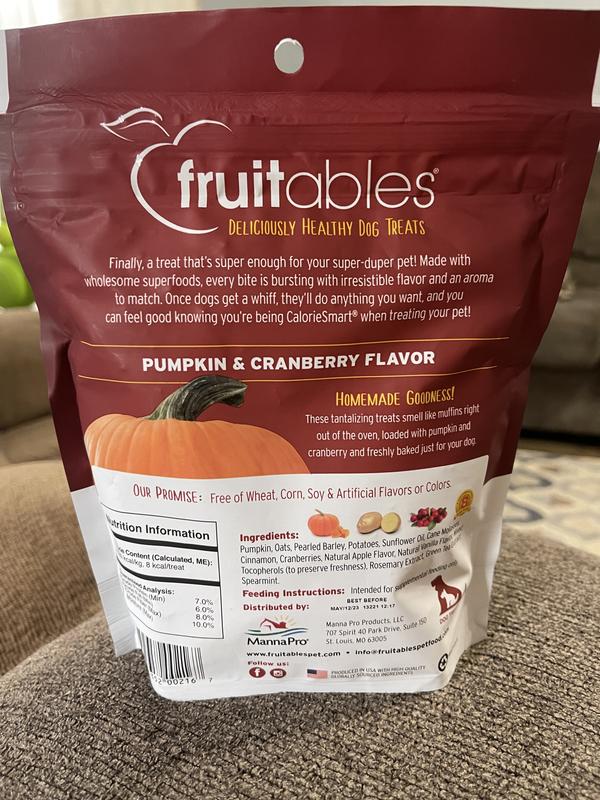 Fruitables Dog Treats Only Natural Pet