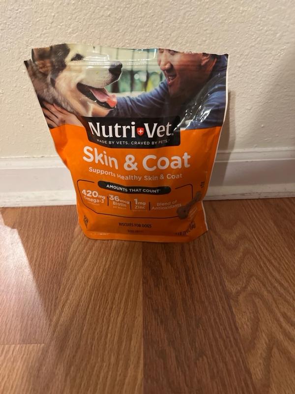 Dog Skin Coat Functional Biscuits Nutri Vet