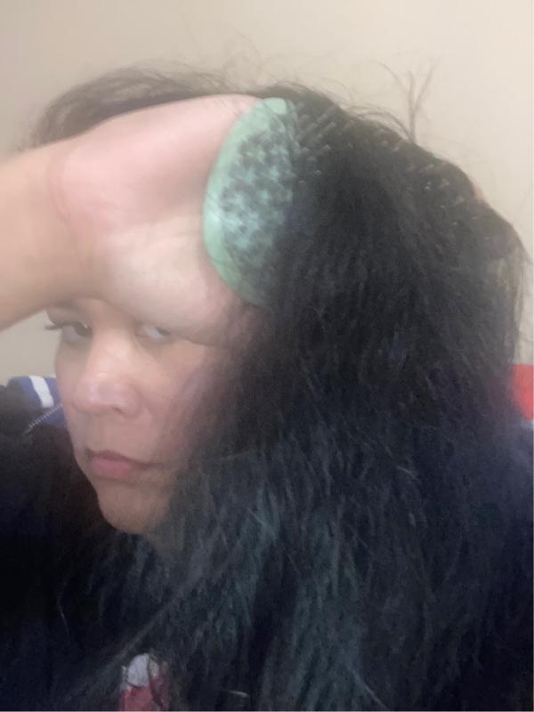 Customer photo for "This manta brush is the brush of my dreams!"
