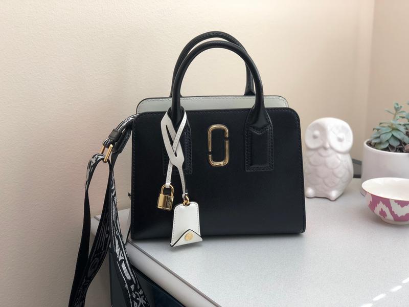 MARC JACOBS MARC JACOBS Little Big Shot Leather Satchel MARC JACOBS MARC JACOBS Little Big Shot Leather Satchel