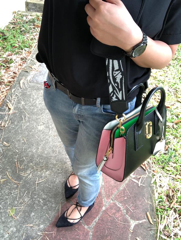 MARC JACOBS MARC JACOBS Little Big Shot Leather Satchel MARC JACOBS MARC JACOBS Little Big Shot Leather Satchel