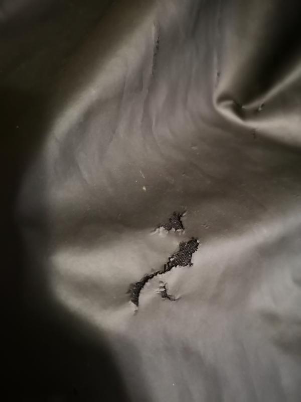 Large chunks falling off