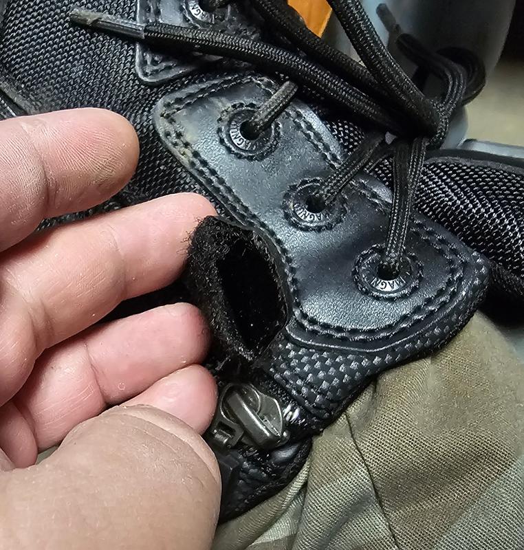 velcro stitching - less than 3 months old