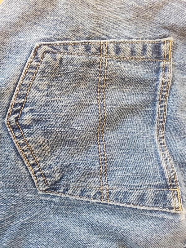 Old pant stiched pocket