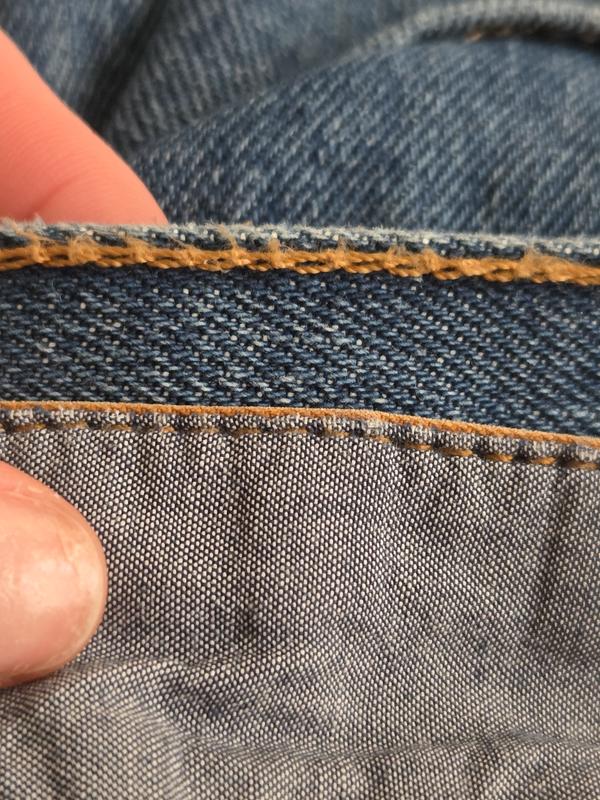 compared the stitching to a pair of pants we got second hand several years ago. this isn't even funny.