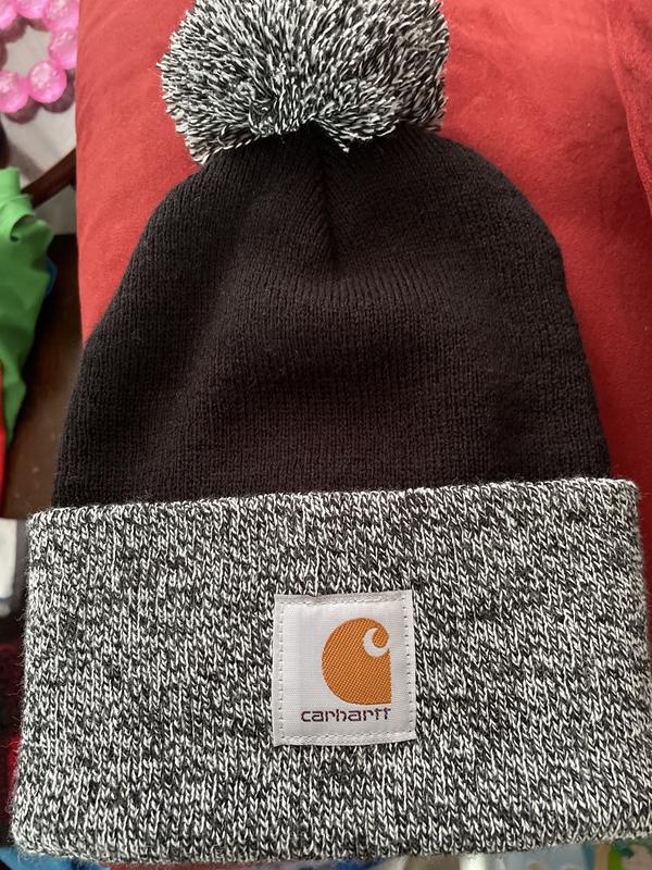 Carhartt Knit Pom-Pom Beanie for Women in Brown