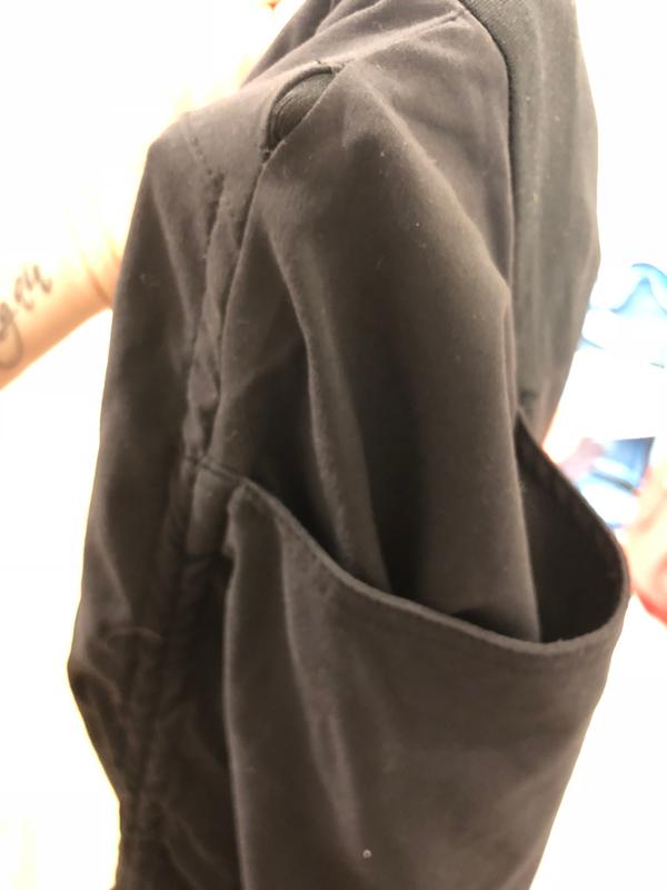 Hole in side seam