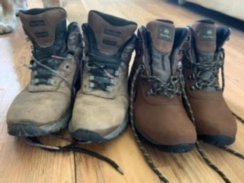 Old boots and new boots