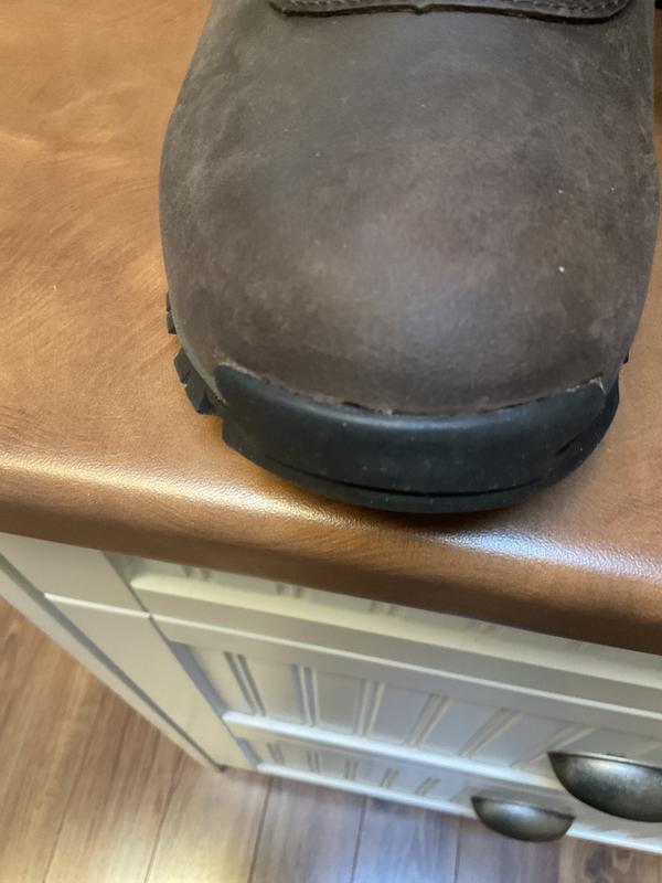 Scratched and worn