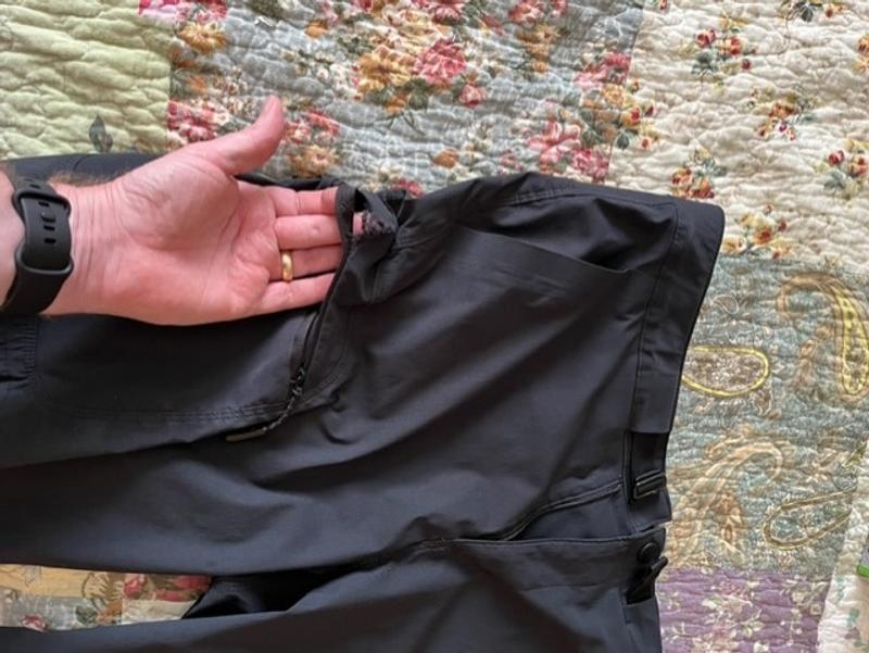 Ripped Zipper Seam