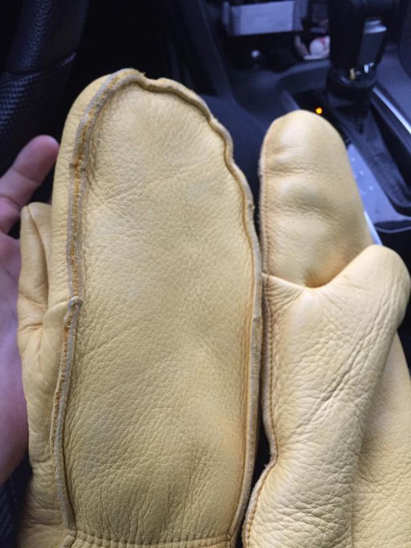 Dakota WorkPro Series Men's Full Grain Elk Leather Mitt