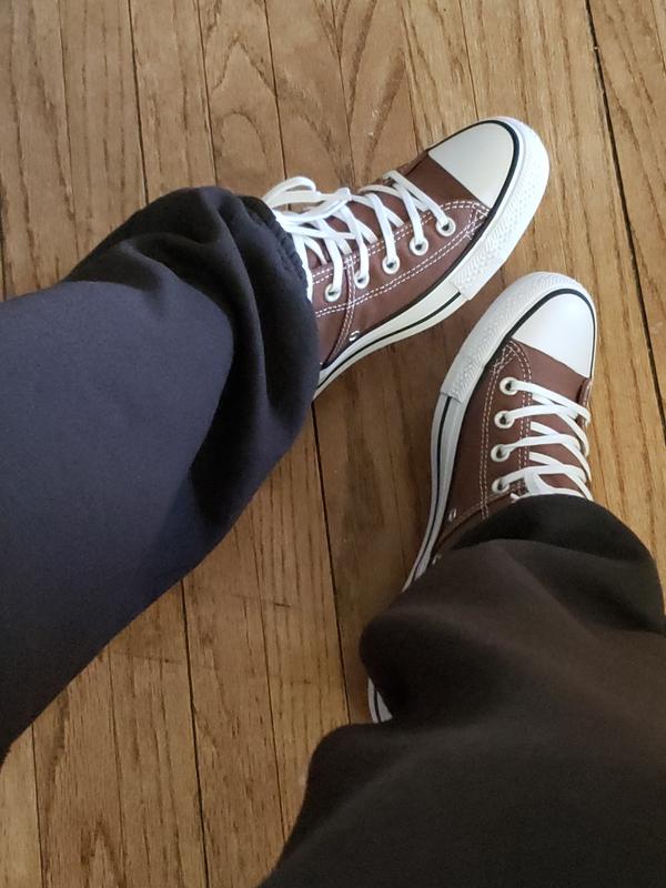 Shoes on feet