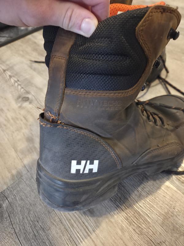Heel seam stitching failed after approximately 9 weeks of use.