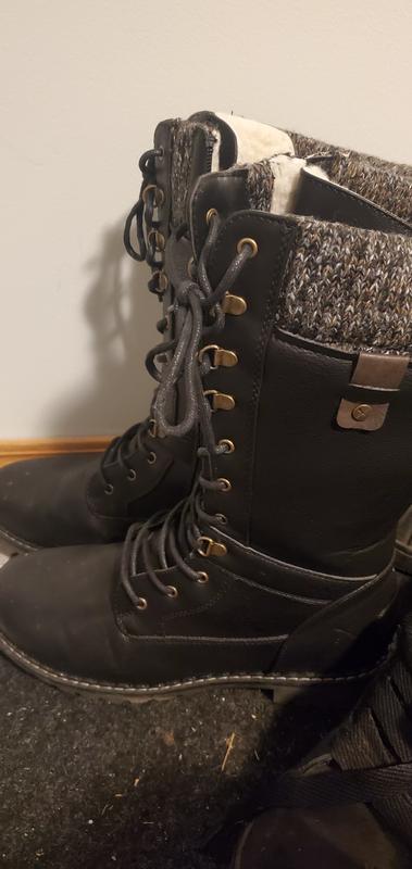 Denver Hayes Women's Ada Quad Comfort Lace-up Combat Boots - Black