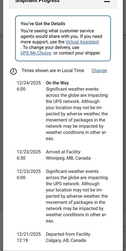 UPS shipping tracker