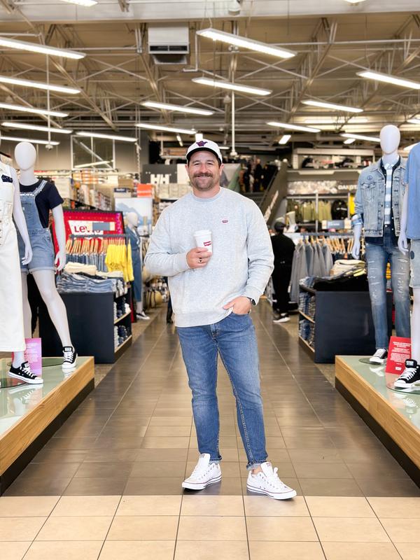Love the Levi's section at Mark's!