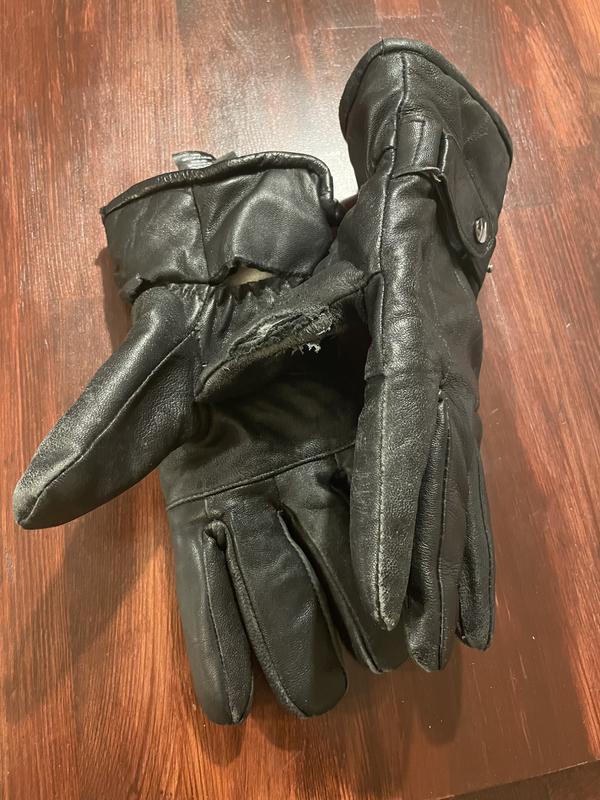 Black leather store gloves near me