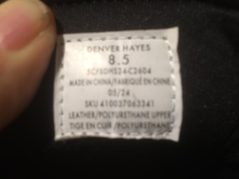 leather/polyurethane upper...not genuine  leather as advertised