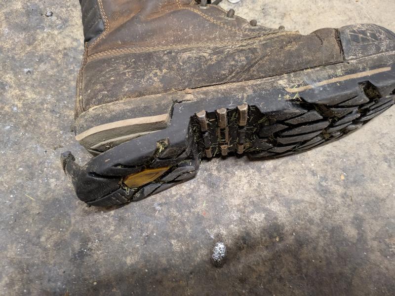 Tread is barely worn