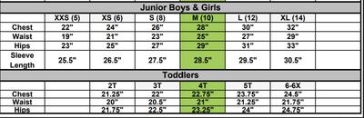 Kids Size Grid