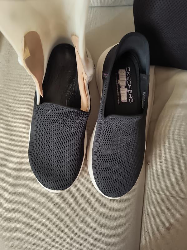 Shoe with brace.