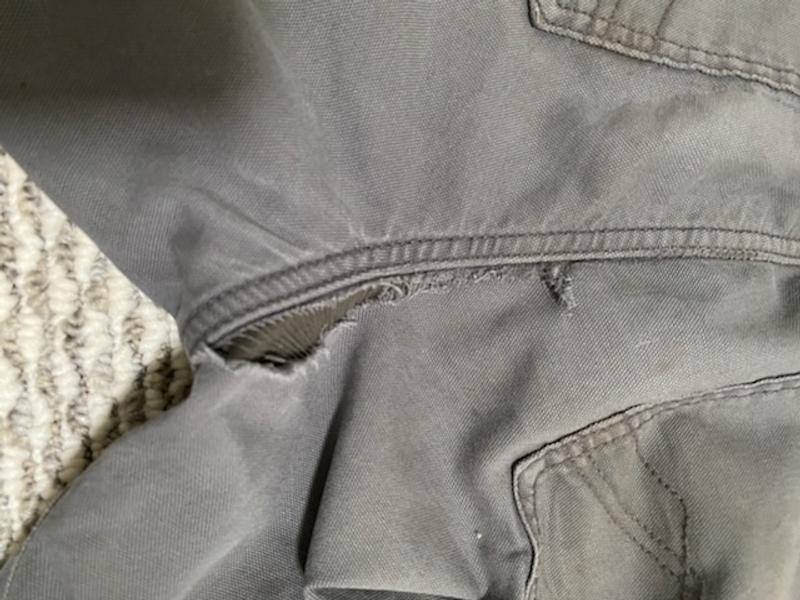 Rear seam