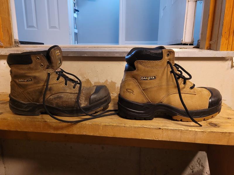 About 2.5yrs different. They definitely held up all the type of crap theyve been through.